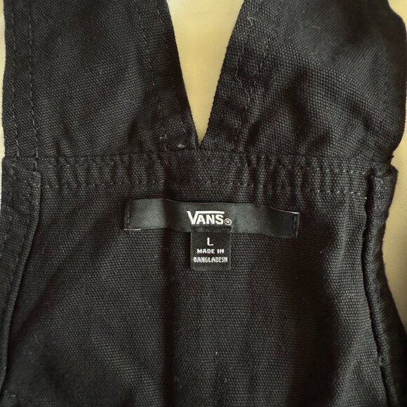 Vans Black Overall Romper – Size L - Picture 8 of 8
